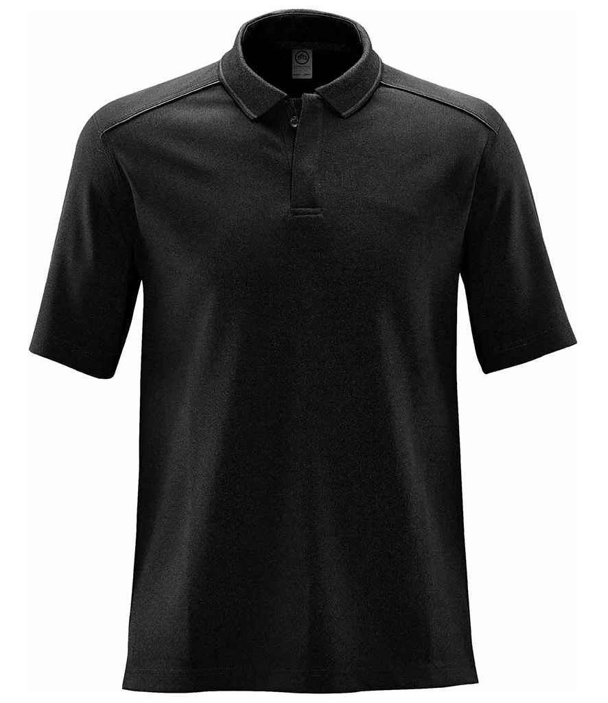Stormtech Endurance HD Polo Shirt - Black/Dolphin