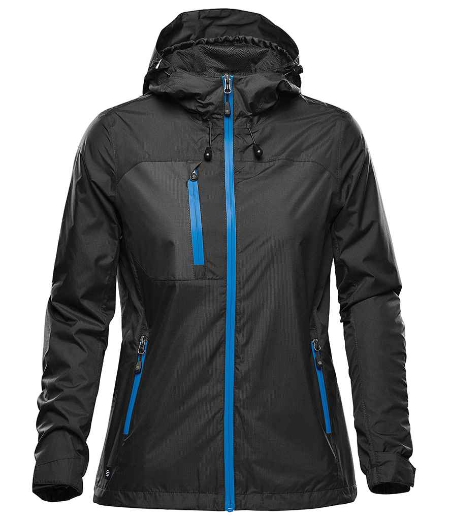 Stormtech Ladies Olympia Shell Jacket - Black/Azure