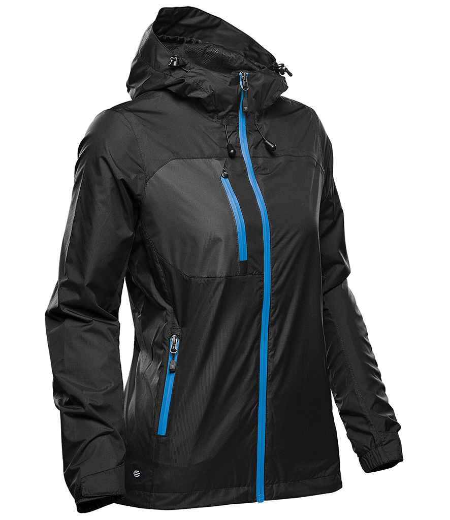 Stormtech Ladies Olympia Shell Jacket - Black/Azure