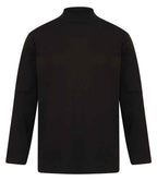 Henbury Long Sleeve Roll Neck Top - Black