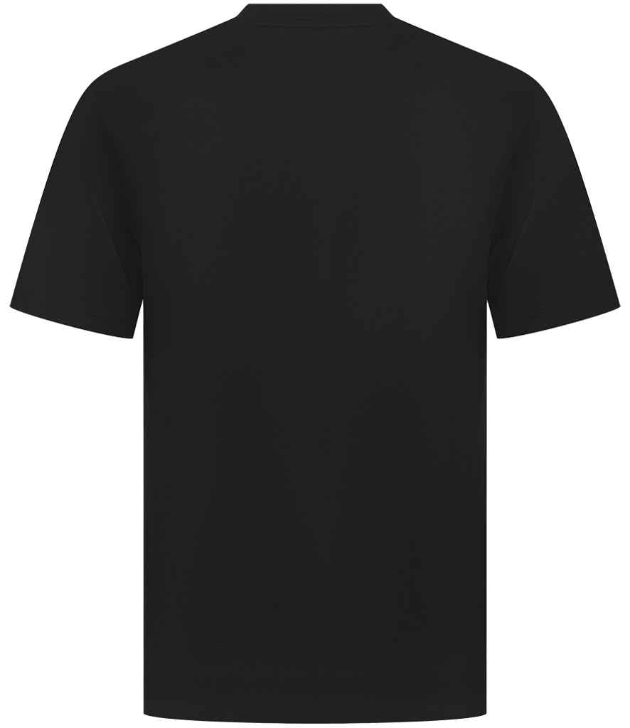 Henbury Unisex Coolplus® Wicking Piqué T-Shirt - Black