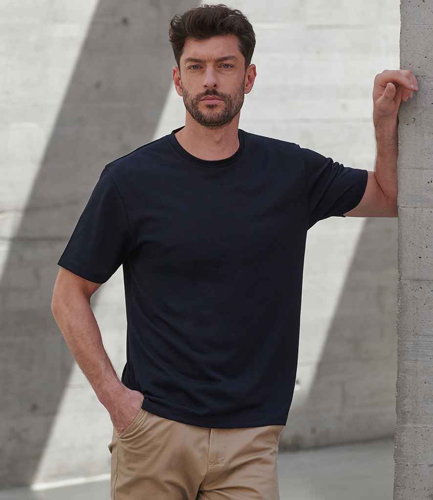Henbury Unisex Coolplus® Wicking Piqué T-Shirt - Black