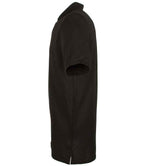 Henbury Modern Fit Cotton Piqué Polo Shirt - Black