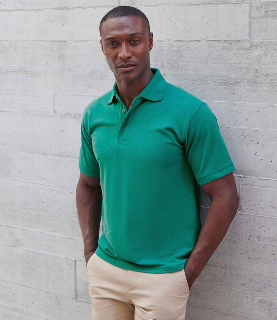 Henbury Heavy Poly/Cotton Piqué Polo Shirt - Jade