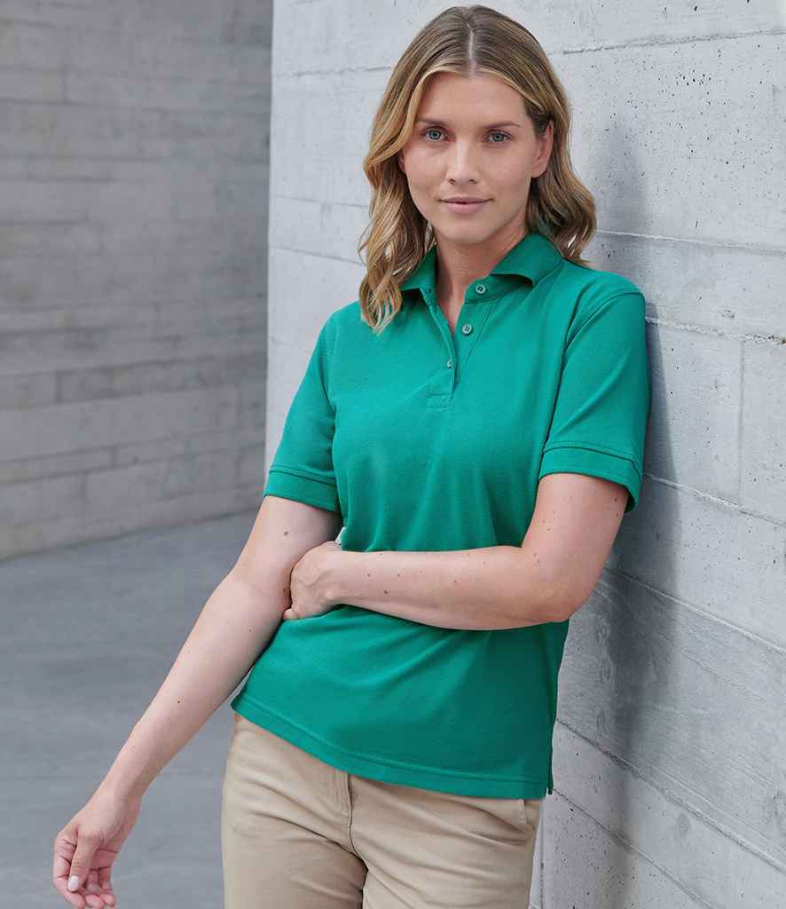 Henbury Ladies Poly/Cotton Piqué Polo Shirt - Jade