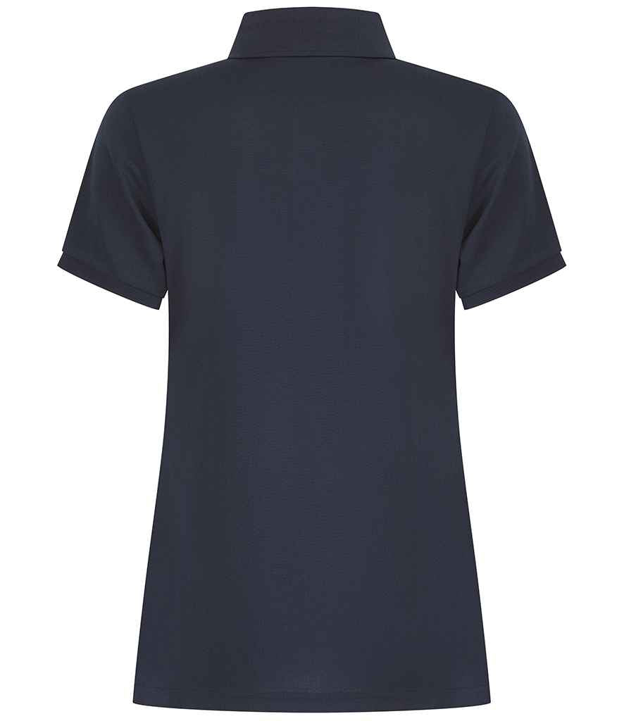 Henbury Ladies Recycled Polyester Polo Shirt - Navy