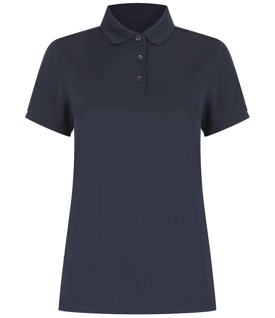 Henbury Ladies Recycled Polyester Polo Shirt - Navy