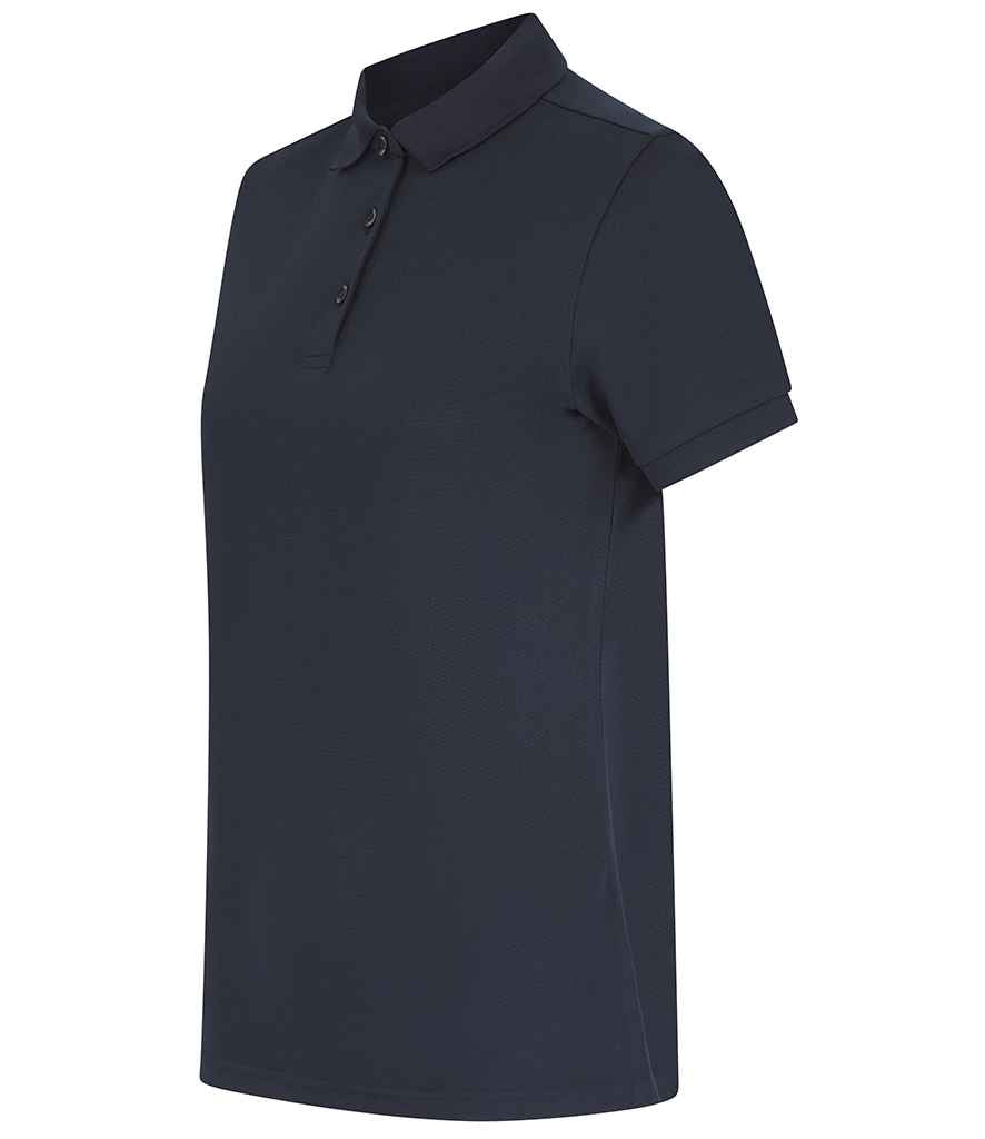 Henbury Ladies Recycled Polyester Polo Shirt - Navy