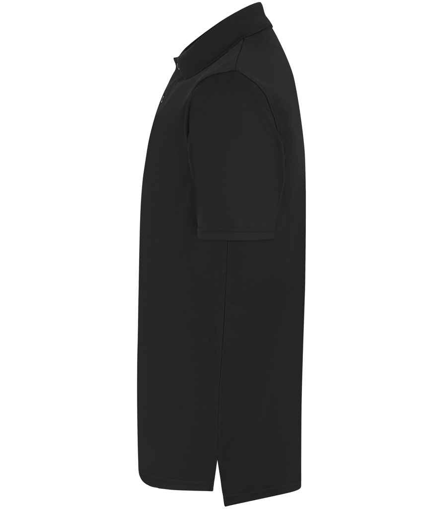 Henbury Coolplus® Wicking Piqué Polo Shirt - Black