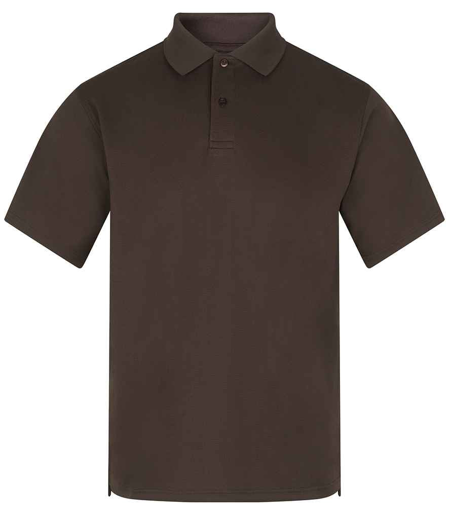 Henbury Coolplus® Wicking Piqué Polo Shirt - Chocolate