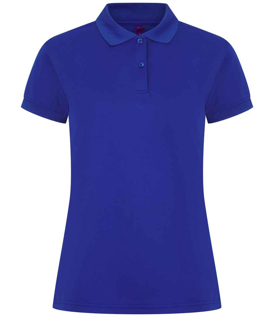 Henbury Ladies Coolplus® Wicking Piqué Polo Shirt - Royal Blue