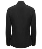 Henbury Ladies Modern Long Sleeve Regular Fit Oxford Shirt - Black