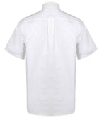 Henbury Short Sleeve Classic Oxford Shirt - White