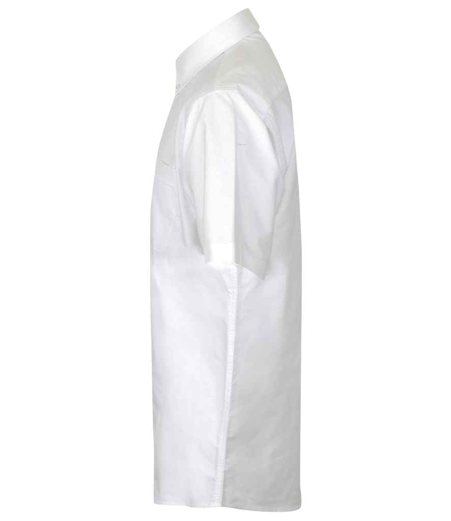 Henbury Short Sleeve Classic Oxford Shirt - White