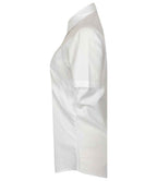 Henbury Ladies Short Sleeve Classic Oxford Shirt - White