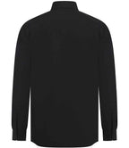 Henbury Long Sleeved Cotton Feel Coolplus® Shirt - Black