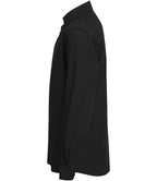Henbury Long Sleeved Cotton Feel Coolplus® Shirt - Black