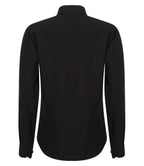 Henbury Ladies Long Sleeve Wicking Shirt - Black