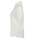 Henbury Ladies Short Sleeve Wicking Shirt - White