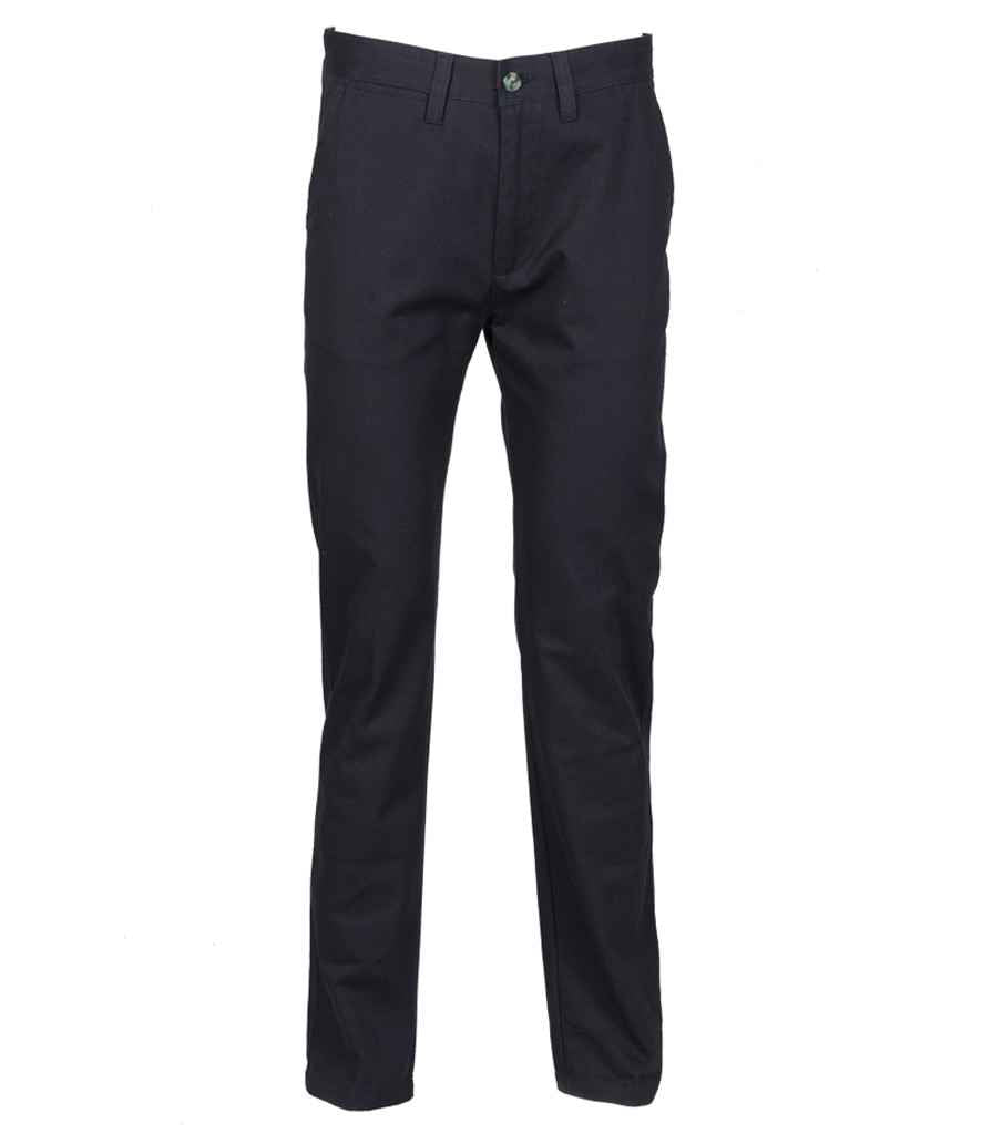 Henbury 65/35 Flat Fronted Chino Trousers - Navy