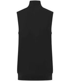 Henbury Sleeveless Zip Through Jumper - Black