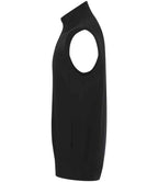 Henbury Sleeveless Zip Through Jumper - Black