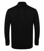 Henbury Unisex Zip Through Cardigan - Black