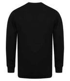 Henbury Lightweight Cotton Acrylic V Neck Cardigan - Black