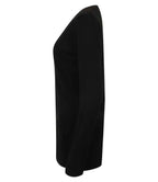 Henbury Ladies Cotton Acrylic V Neck Cardigan - Black