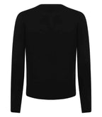 Henbury Ladies Lightweight V Neck Cardigan - Black