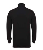 Henbury Roll Neck Sweater - Black