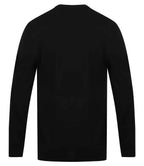 Henbury Acrylic V Neck Sweater - Black