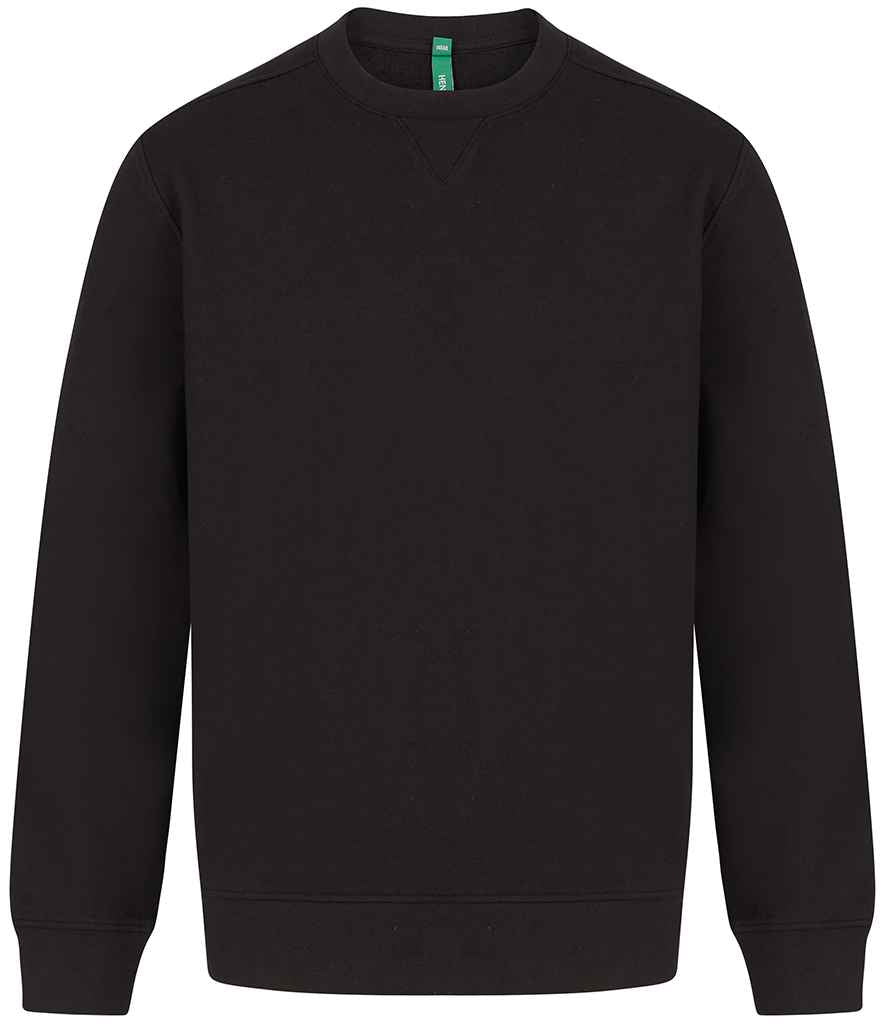 Henbury Unisex Sustainable Sweatshirt - Black