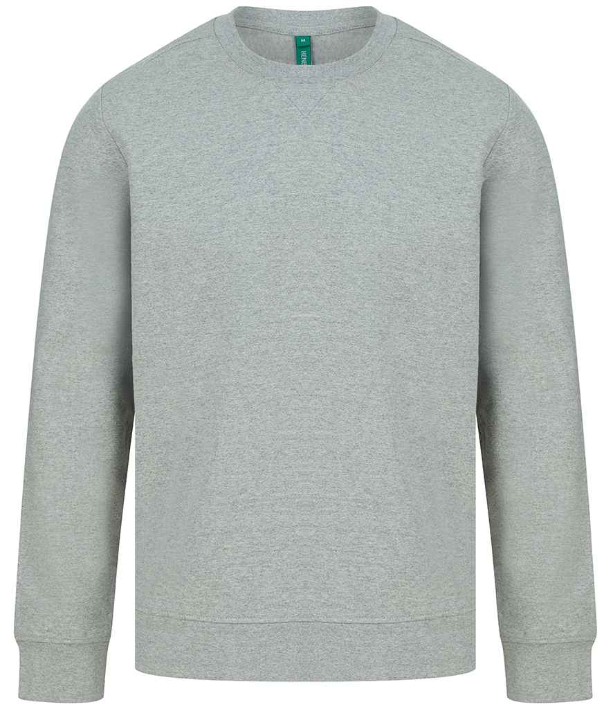 Henbury Unisex Sustainable Sweatshirt - Heather Grey