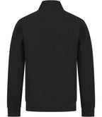 Henbury Unisex Sustainable 1/4 Zip Sweatshirt - Black