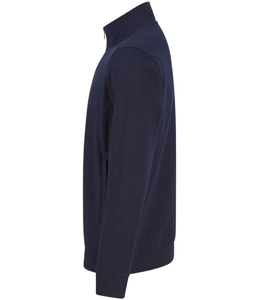 Henbury Unisex Sustainable 1/4 Zip Sweatshirt - Navy