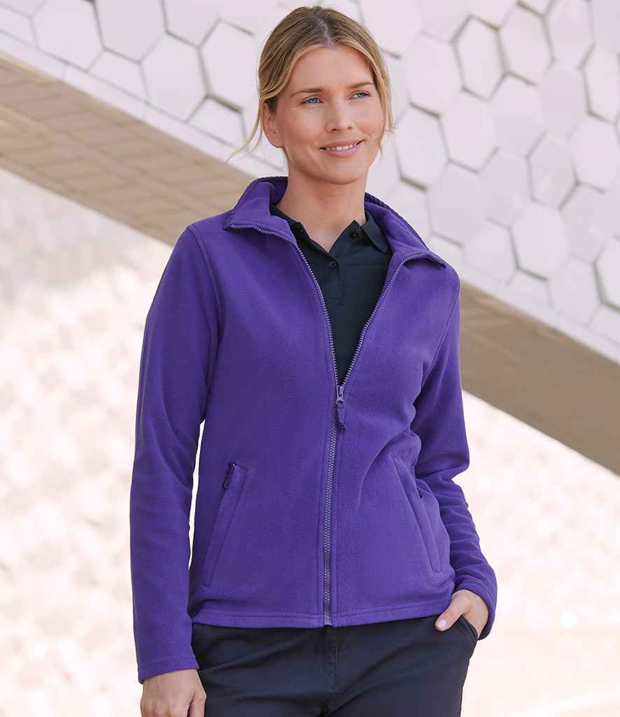 Henbury Ladies Micro Fleece Jacket - Purple