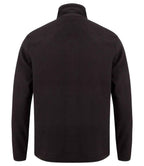 Henbury Zip Neck Micro Fleece - Black