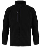 Henbury Recycled Polyester Micro Fleece Jacket - Black