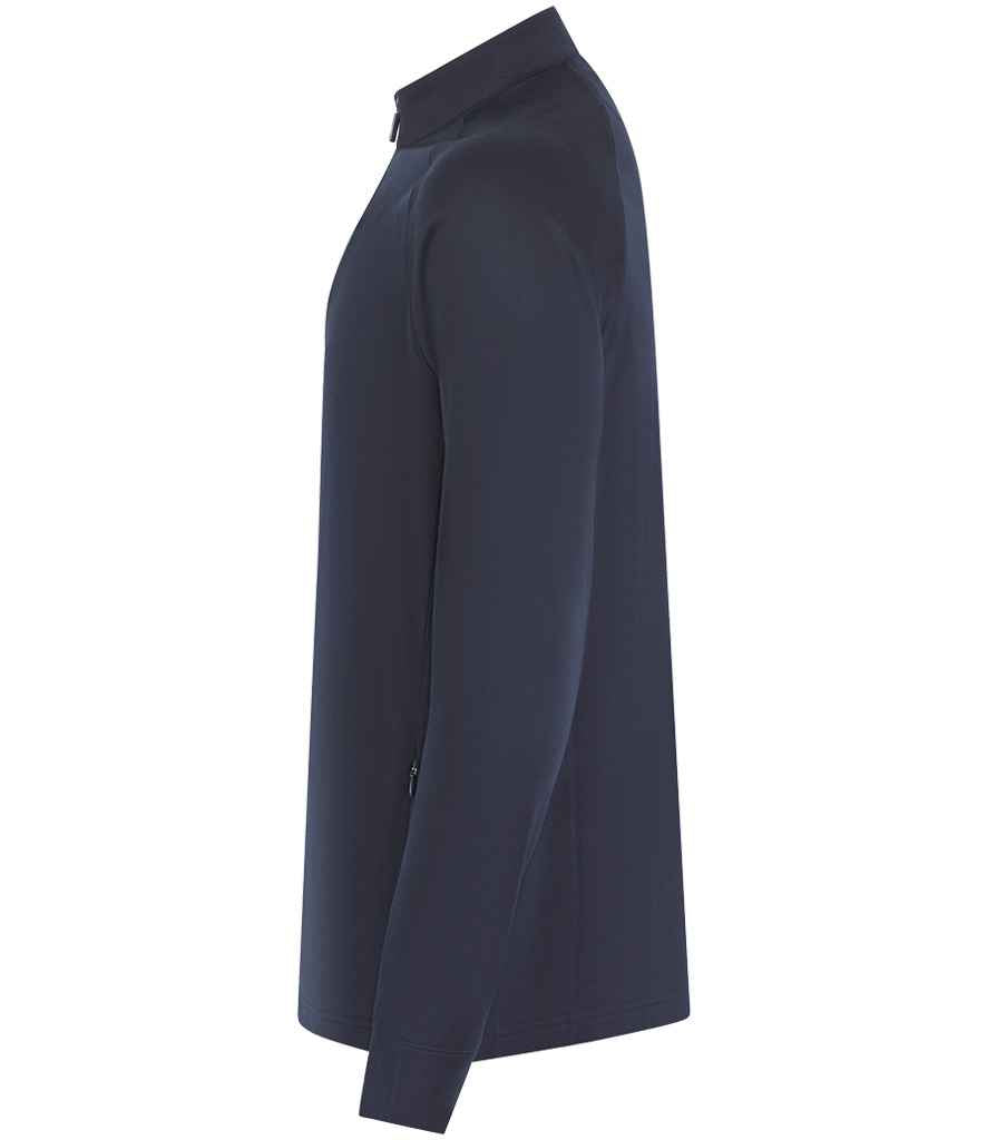 Henbury Zip Neck Wicking Top - Navy