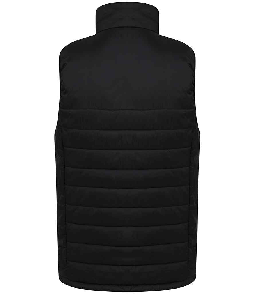 Henbury Unisex Padded Gilet - Black