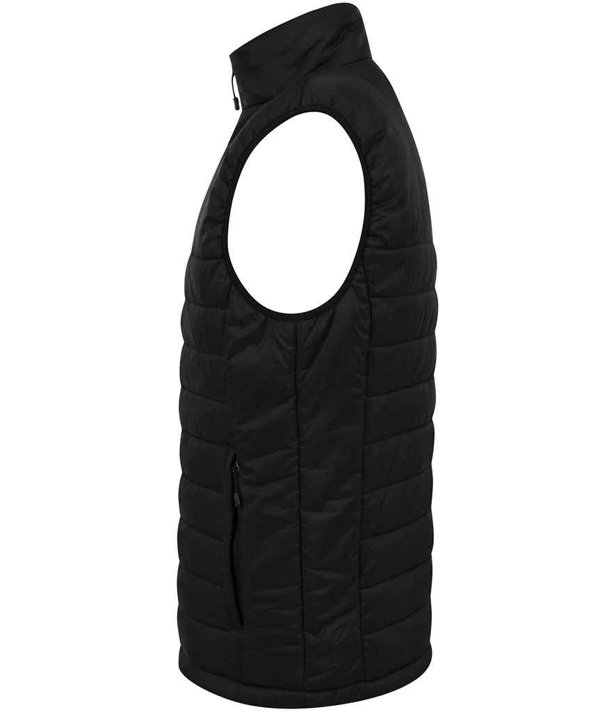 Henbury Unisex Padded Gilet - Black
