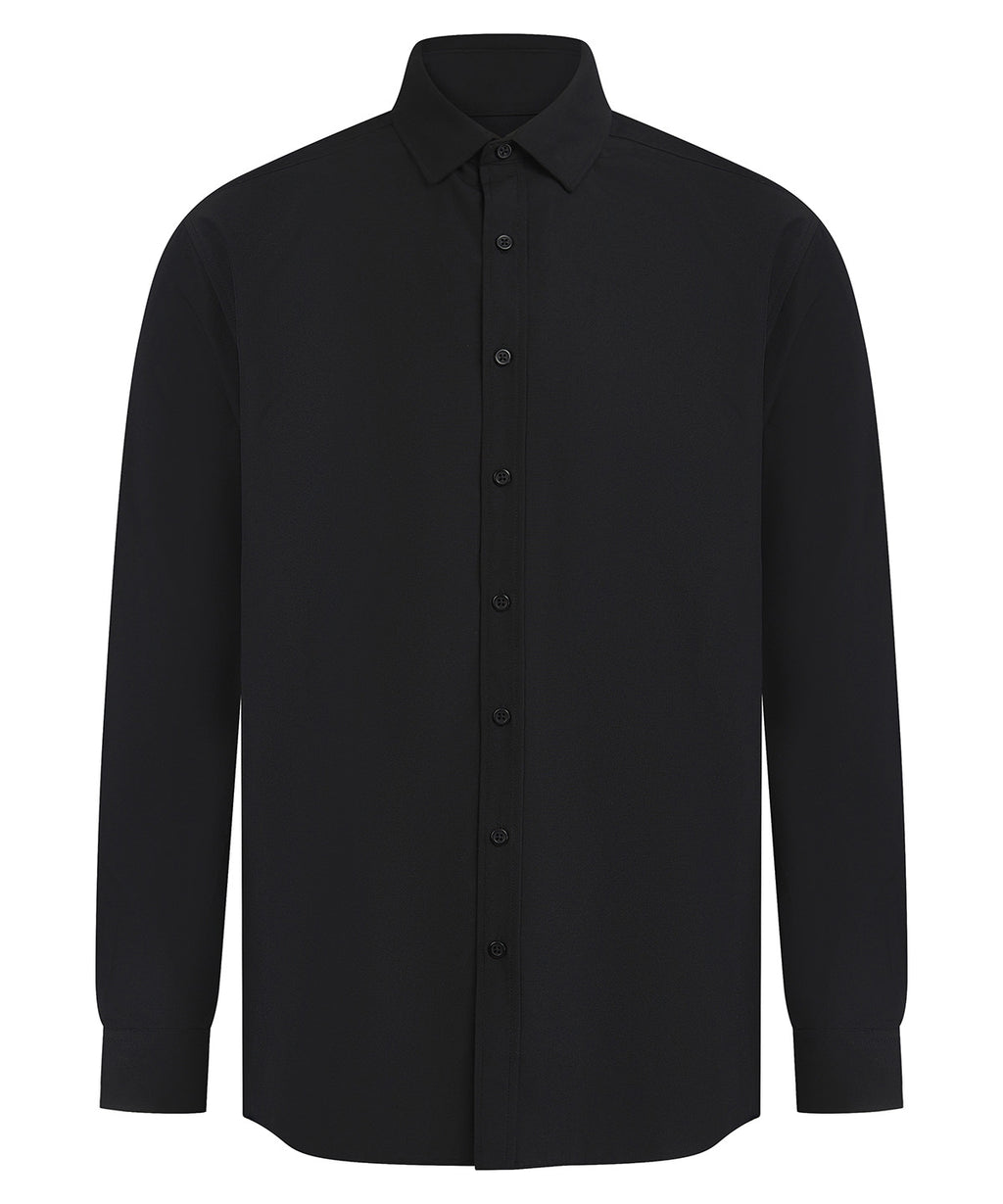 Long sleeve ‘cotton-feel’ Coolplus® shirt