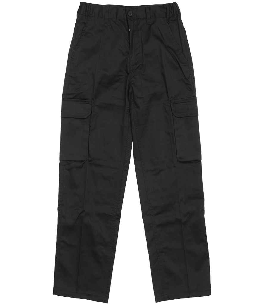 Warrior Ladies Cargo Trousers - Black