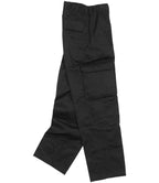 Warrior Ladies Cargo Trousers - Black