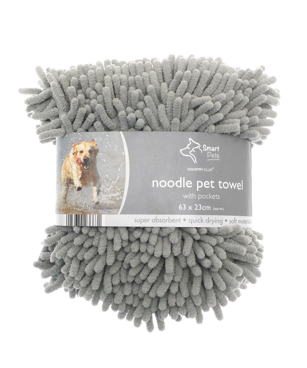 Noodle pet towel
