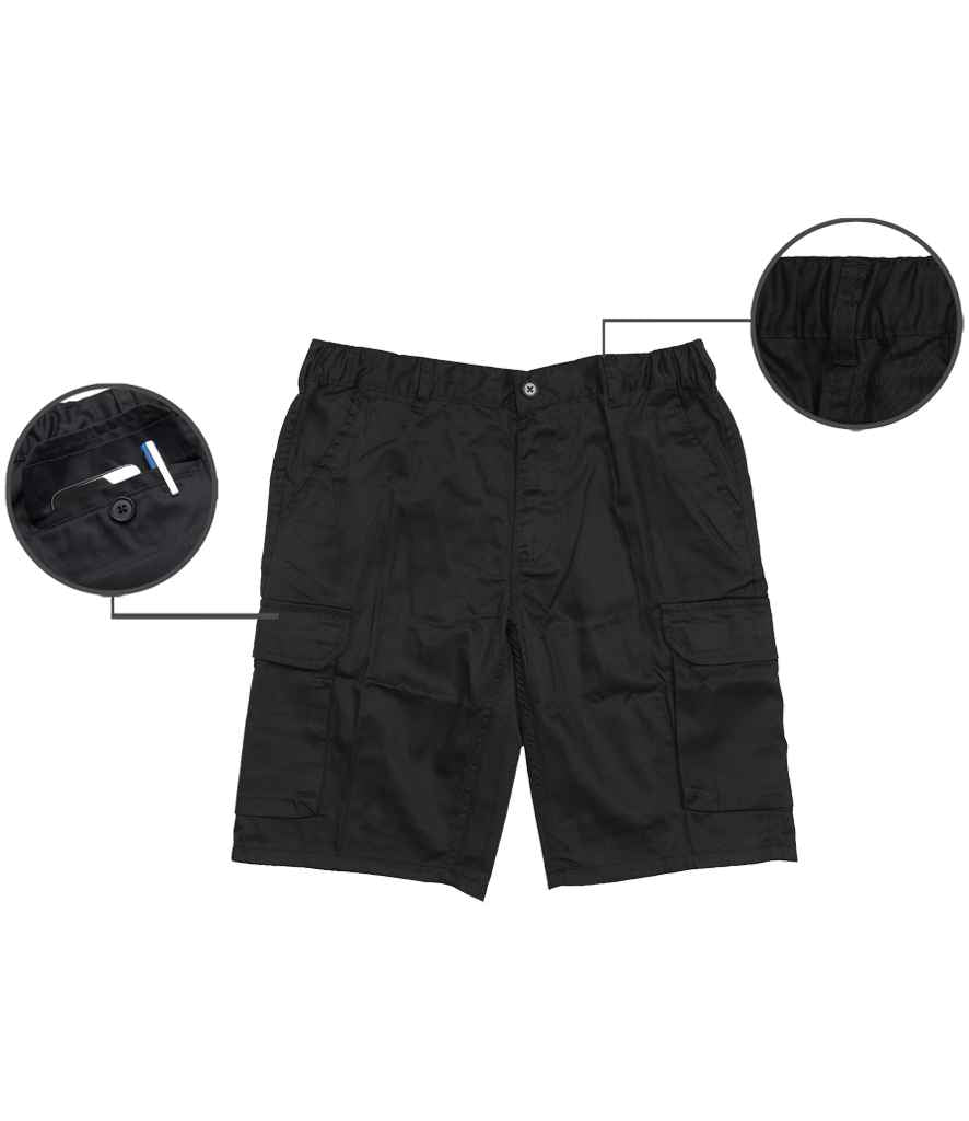 Warrior Cargo Shorts - Black