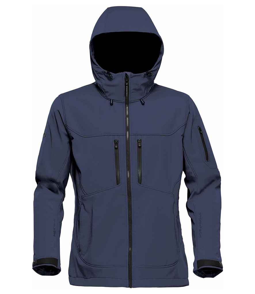 Stormtech Ladies Epsilon 2 Hooded Soft Shell Jacket - Navy/Graphite Grey