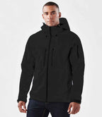 Stormtech Epsilon 2 Hooded Soft Shell Jacket - Black/Graphite Grey