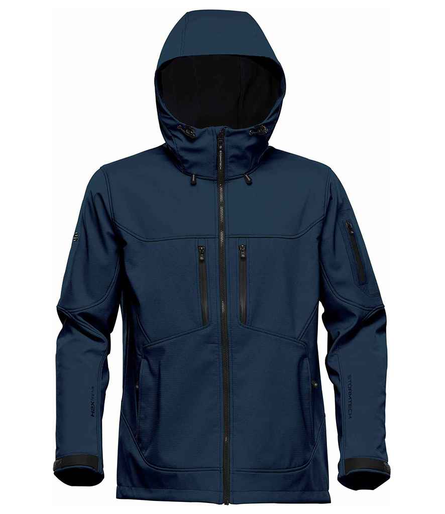Stormtech Epsilon 2 Hooded Soft Shell Jacket - Navy/Graphite Grey